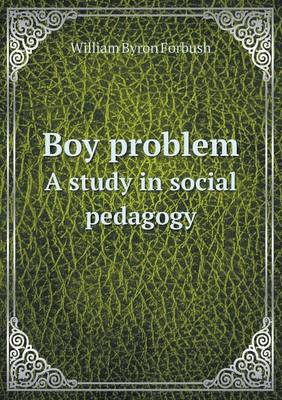 Book cover for Boy Problem a Study in Social Pedagogy