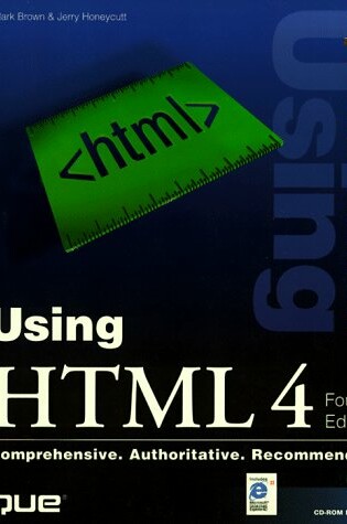 Cover of Using Html 4