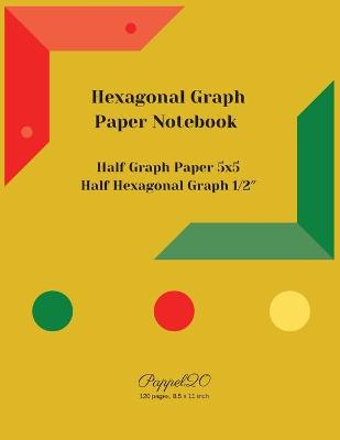 Book cover for Hexagonal Graph Paper Notebook