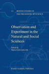 Book cover for Observation and Experiment in the Natural and Social Sciences