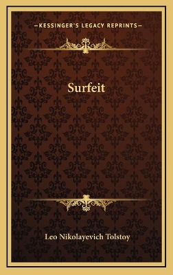 Book cover for Surfeit