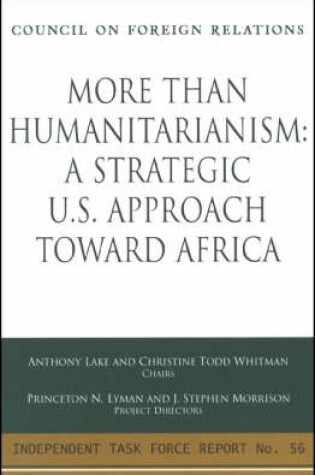 Cover of More Than Humanitarianism