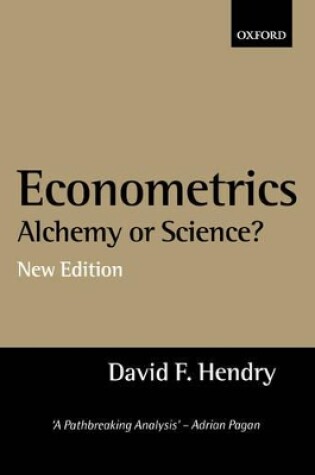 Cover of Econometrics: Alchemy or Science?