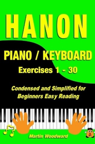 Cover of Hanon Piano / Keyboard Exercises 1 - 30