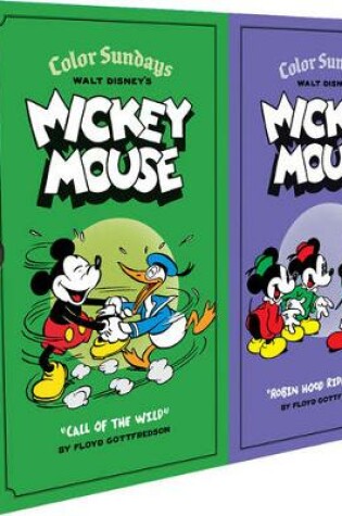 Cover of Walt Disney's Mickey Mouse Color Sundays Gift Box Set: Call of the Wild and Robin Hood Rises Again