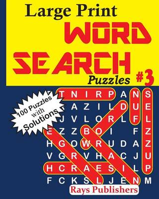 Book cover for Large Print Word Search Puzzles 3