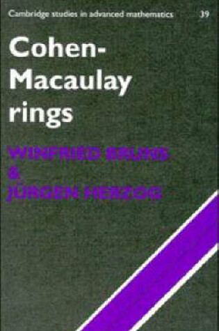 Cover of Cohen-Macaulay Rings