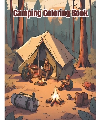 Book cover for Camping Coloring Book