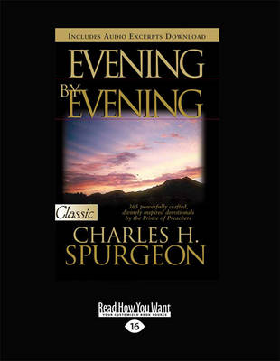 Book cover for Evening by Evening