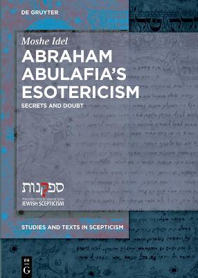 Cover of Abraham Abulafia's Esotericism