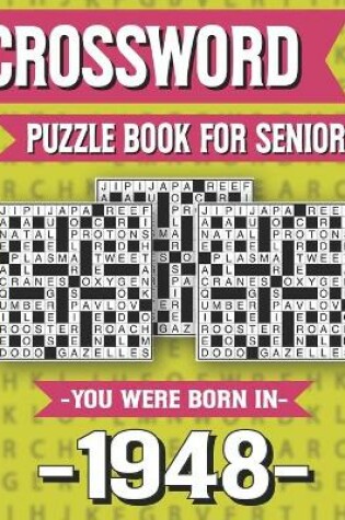 Cover of Crossword Puzzle Book For Seniors