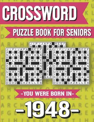 Cover of Crossword Puzzle Book For Seniors