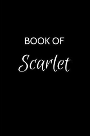 Cover of Book of Scarlet