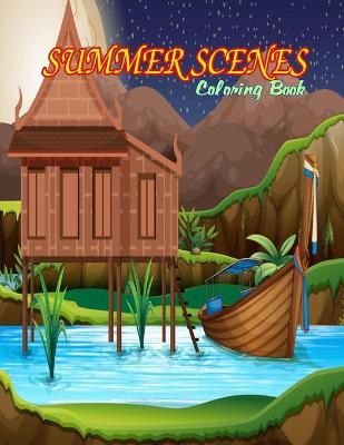 Book cover for Summer Scenes Coloring Book