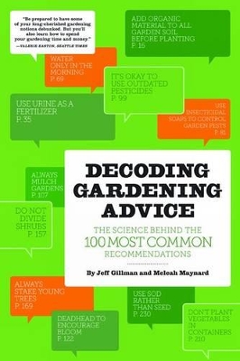 Book cover for Decoding Gardening Advice: The Science Behind the 100 Most Common Recommendations