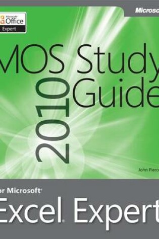 Cover of Mos 2010 Study Guide for Microsoft Excel Expert