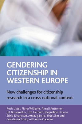 Book cover for Gendering citizenship in Western Europe