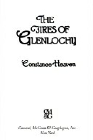 Cover of The Fires of Glenlochy