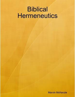 Book cover for Biblical Hermeneutics