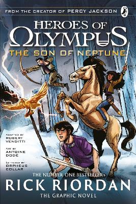 Book cover for The Son of Neptune: The Graphic Novel (Heroes of Olympus Book 2)