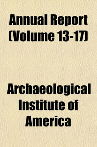 Cover of Annual Report (Volume 13-17)