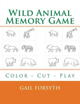 Book cover for Wild Animal Memory Game