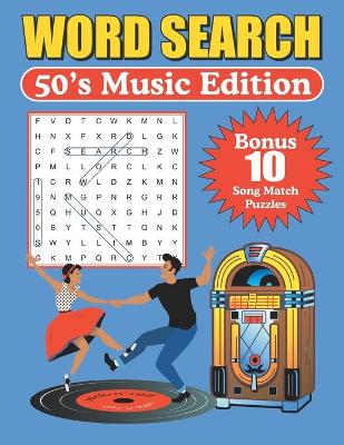 Book cover for Word Search 50's Music Edition