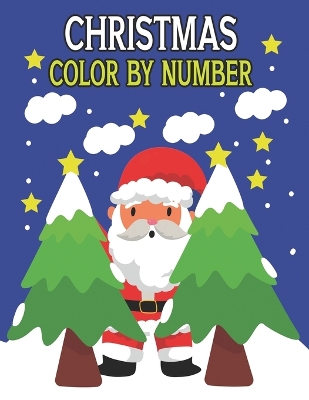 Book cover for Christmas Color By Number