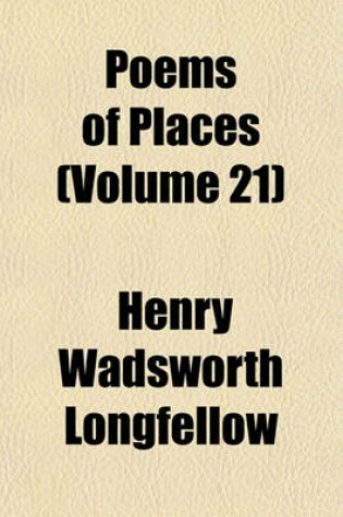 Cover of Poems of Places (Volume 21)