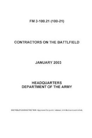 Cover of FM 3-100.21 Contractors on the Battlfield