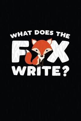 Book cover for Fox Notebook / Journal