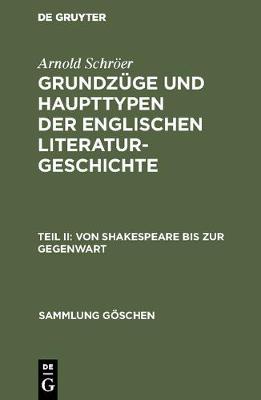 Cover of Von Shakespeare Bis Zur Gegenwart