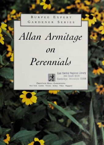 Book cover for Perennials (Burpee)