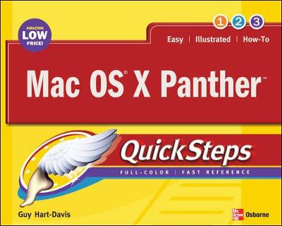 Book cover for Mac OS X Panther QuickSteps