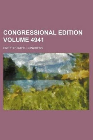 Cover of Congressional Edition Volume 4941