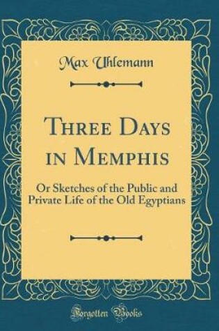 Cover of Three Days in Memphis