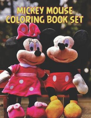 Book cover for Mickey Mouse Coloring Book Set