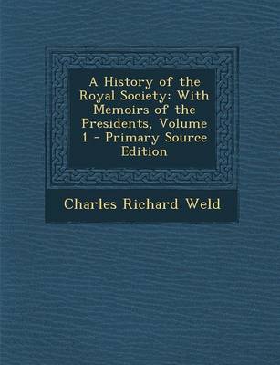 Book cover for A History of the Royal Society