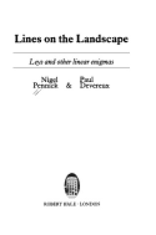 Cover of Lines on the Landscape
