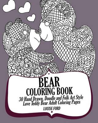 Book cover for Bear Coloring Book