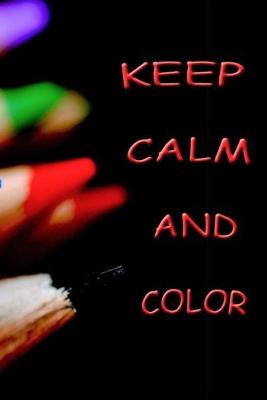 Book cover for keep calm and color