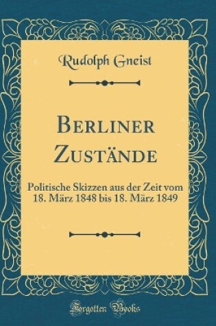 Cover of Berliner Zustände