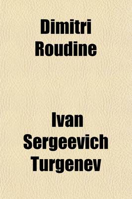 Book cover for Dimitri Roudine; A Novel