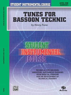 Cover of Tunes for Bassoon Technic, Level I