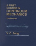 Book cover for First Course in Continuum Mechanics