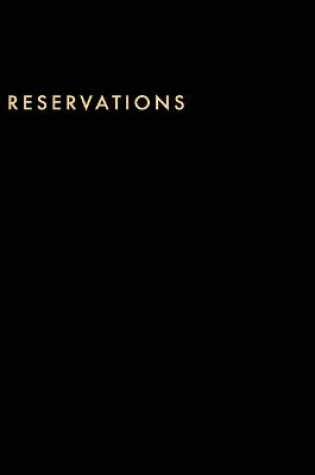 Cover of Reservations Book