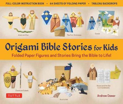 Book cover for Origami Bible Stories for Kids Kit