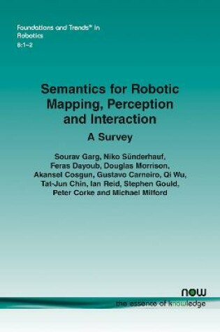 Cover of Semantics for Robotic Mapping, Perception and Interaction