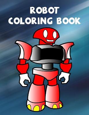 Book cover for Robot Coloring Book