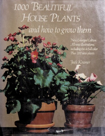 Book cover for 1000 Beautiful House Plants